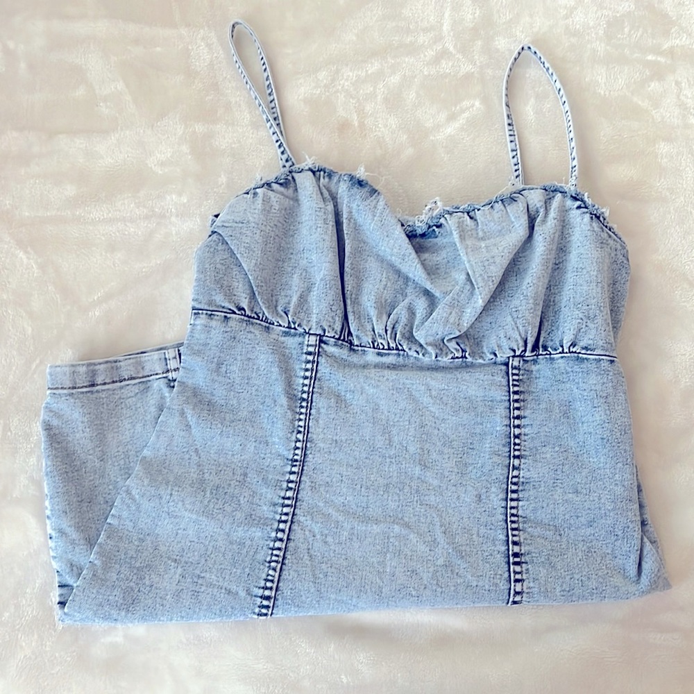 🔴 Divided Mini Denim Dress